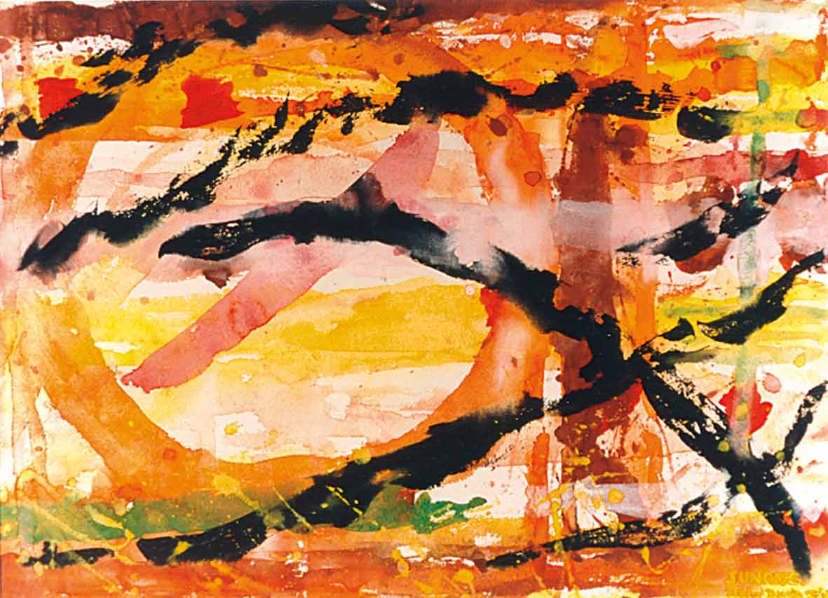 John David´s Gemälde Sunrise, Kunst