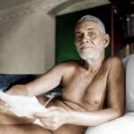 Bhagwan Sri Ramana Maharshi reading