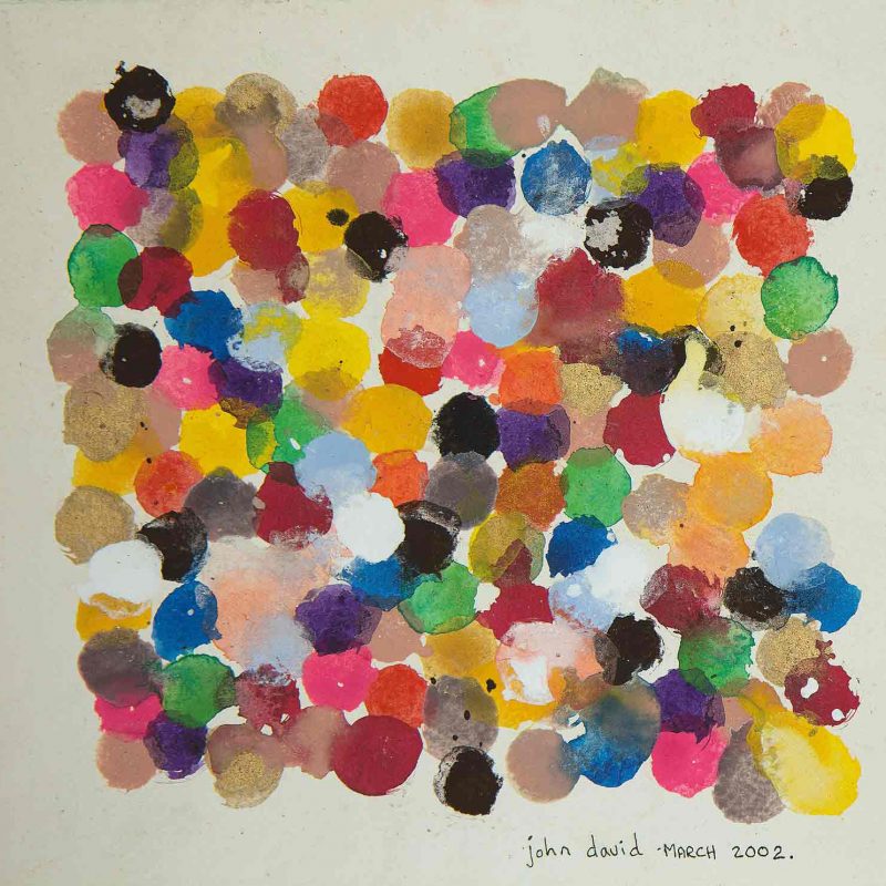 John David´s Gemälde Dots, Kunst