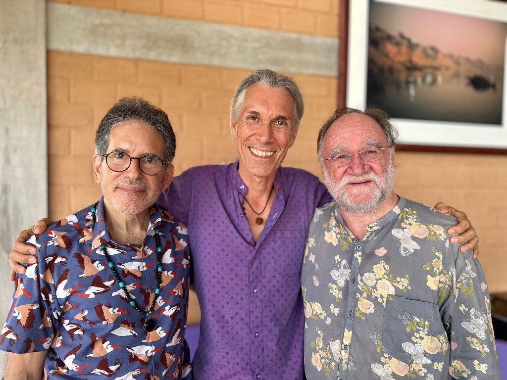 John David with friends and fellow teachers in India